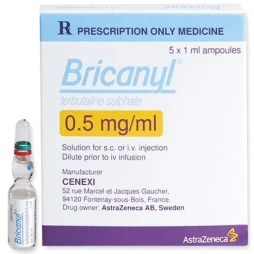 Bricanyl 0,5mg/ml - Điều trị co thắt phế quả hiệu quả của Pháp