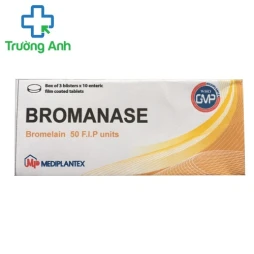 Bromanase - Thuốc chống viêm, giảm phù nề hiệu quả của Mediplantex