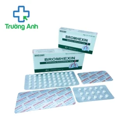Bromhexin 8mg Khapharco - Giúp điều trị rối loạn tiết dịch phế quản hiệu quả