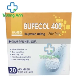 Bufecol 400 Effe Tabs - Thuốc giảm đau hạ sốt hiệu quả