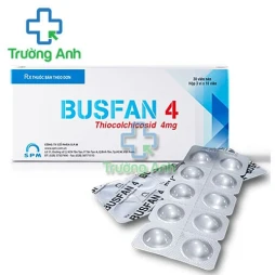 Busfan 4 SPM - Thuốc giãn cơ giảm đau hiệu quả của SPM