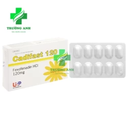 CADIFAST 120 USP - Thuốc điều trị bệnh mề đay vô căn hiệu quả