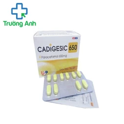 CADIGESIC 650 USP (viên vàng, vỉ) - Thuốc giảm đau, hạ sốt hiệu quả