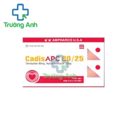 CadisAPC 80/25 Ampharco U.S.A - Điều trị tăng huyết áp vô căn