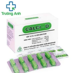 Calci - D Mekophar - Giúp bổ sung Calcium và Vitamin D3 cho cơ thể