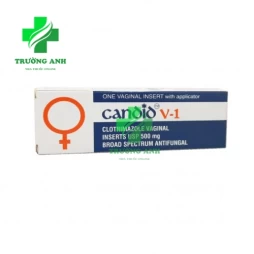 Candid V1 500mg Glenmark - Viên đặt điều trị viêm nấm âm đạo