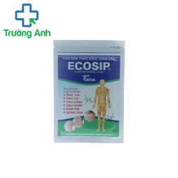 Cao dán Ecosip thảo dược - Giúp giảm mỏi cơ, đau nhức hiệu quả