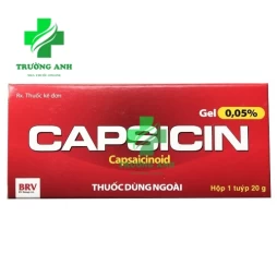 Capsicin gel 0,05% - Hỗ trợ điều trị viêm xương khớp hiệu quả 