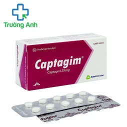 Captagim - Được chỉ định để điều trị trong tăng huyết áp, suy tim
