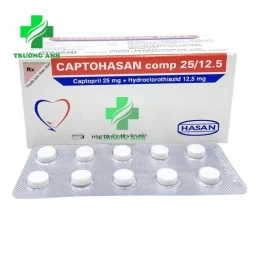 Captohasan comp 25/12.5 - Thuốc điều trị tăng huyết áp hiệu quả