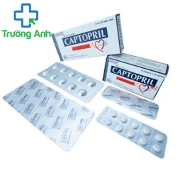 Captopril 25mg Khapharco - Thuốc điều trị tăng huyết áp của Khapharco
