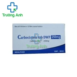 Carbocistein tab DWP 250mg Wealphar - Hỗ trợ làm tan chất nhầy