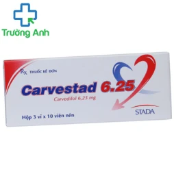 CARVESTAD 6.25 - Thuốc điều trị tăng huyết áp vô căn
