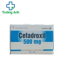 Cefadroxil 500mg Pharbaco - Điều trị nhiễm khuẩn nhẹ và trung binh hiệu quả