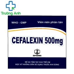 Cefalexin 500mg Dopharma - Thuốc điều trị nhiễm khuẩn hiệu quả