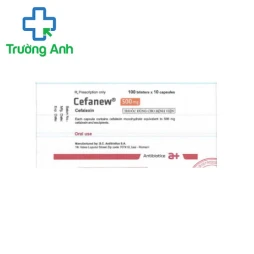 Cefanew 500mg (viên) - Điều trị nhiễm khuẩn nhẹ tới trung bình