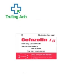 Cefazolin 1g Dopharma - Điều trị nhiễm khuẩn đường hô hấp, nhiễm khuẩn da