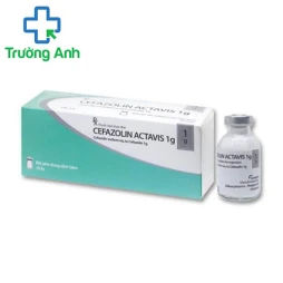 Cefazolin Actavis 1g - Điều trị nhiễm trùng cấp và mãn tính