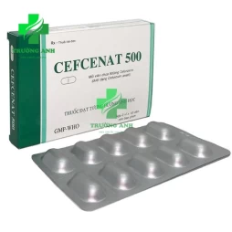 Cefcenat 500 Tipharco - Điều trị các nhiễm khuẩn thể nhẹ đến vừa