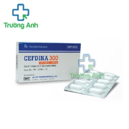 Cefdina 300 Hataphar - Thuốc điều trị các bệnh nhiễm khuẩn