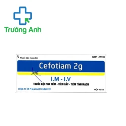 Cefotiam 2g VCP - Thuốc trị bệnh do nhiễm khuẩn