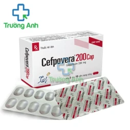 Cefpovera 200 cap (viên nang) - Thuốc điều trị nhiễm khuẩn đường uống