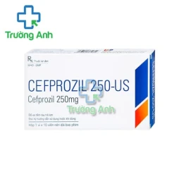 Cefprozil 250-US - Thuốc điều trị nhiễm khuẩn, viêm tai giữa hiệu quả