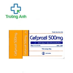 Cefprozil 500mg Dopharma (viên nang) - Giúp điều trị viêm họng, viêm amidan