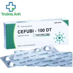 Cefubi-100 DT Bidiphar - Giúp điều trị nhiễm khuẩn đường hô hấp trên