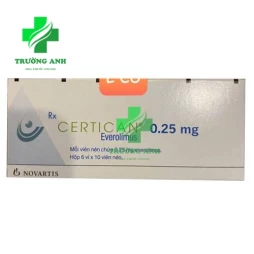 Certican 0.25mg - Thuốc ngăn chặn tình trạng đào thải gan, thận ghép