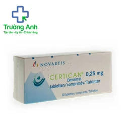 Certican 0.25mg - Thuốc ngăn chặn tình trạng đào thải gan, thận ghép