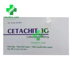 Cetachit 1g Pharbaco - Điều trị nhiễm khuẩn nặng hiệu quả
