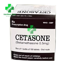 Cetasone - Thuốc chống viêm, dị ứng hiệu quả của Pharbaco
