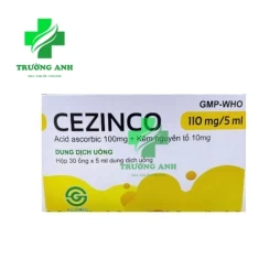 Cezinco Allomed - Phòng và điều trị thiếu vitamin C