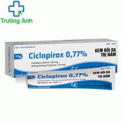 Ciclopirox 0,77% - Kem bôi tại chỗ trị nấm kẽ chân của VCP
