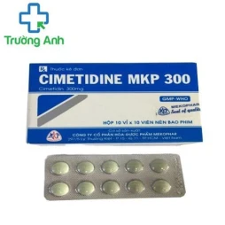 Cimetidine MKP 300mg - Thuốc điều trị loét tá tràng hiệu quả