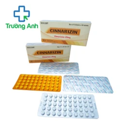 Cinnarizin 25mg Khapharco - Thuốc chống xay tàu xe hiệu quả