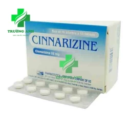 Cinnarizine 25mg F.T.Pharma - Điều trị rối loạn tiền đình hiệu quả