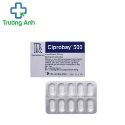 Ciprobay Tab 500mg - Thuốc điều trị nhiễm khuẩn hiệu quả của Đức