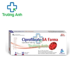 Ciprofibrate-5a Farma 100mg - Thuốc điều trị tăng lipid máu 