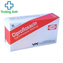 Ciprofloxacin 500mg (Viên nén) - Thuốc điều trị nhiễm khuẩn hô hấp