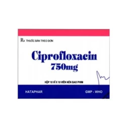 Ciprofloxacin 750mg Hataphar - Thuốc kháng sinh điều trị nhiễm khuẩn