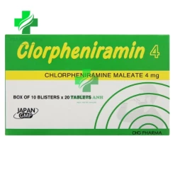 Clorpheniramin 4mg Dhgpharma - Thuốc chống dị ứng hiệu quả