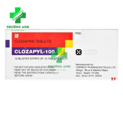 CLOZAPYL 100 -Thuốc điều trị tâm thần phân liệt của Ấn Độ