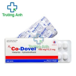 Co-Dovel 150mg/12,5mg Domesco - Thuốc điều trị tăng huyết áp hiệu quả