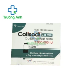 Colisodi 2,0 MIU - Thuốc tiêm điều trị nhiễm khuẩn hiệu quả