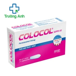 Colocol Suppo 80 - Thuốc giảm đau, hạ sốt cho trẻ 1-4 tháng tuổi