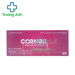 Corneil 2.5 -Thuốc điều trị tăng huyết áp, đau thắt ngực hiệu quả