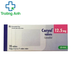 Coryol 12,5 mg - Thuốc điều trị cao huyết áp vô căn hiệu quả