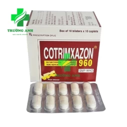 Cotrimxazon 960mg - Điều trị viêm phế quản, viêm phổi, viêm xoang